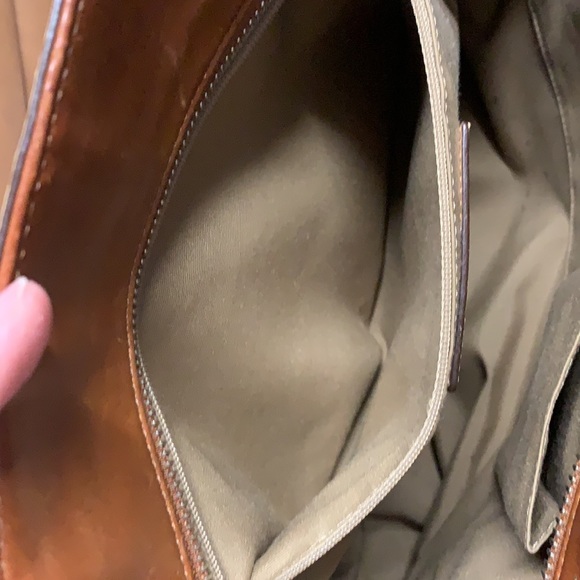 Vintage Coach Tan Leather Tote bag - Picture 14 of 15